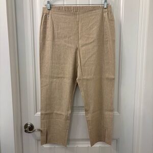 J. Jill Women’s Heather Linen Stretch Chinos Size M